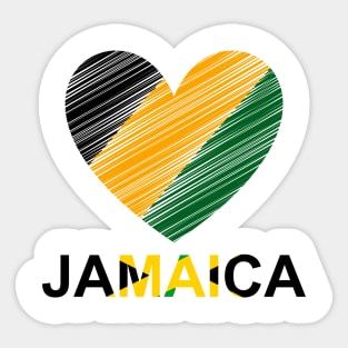 Love Jamaica Sticker